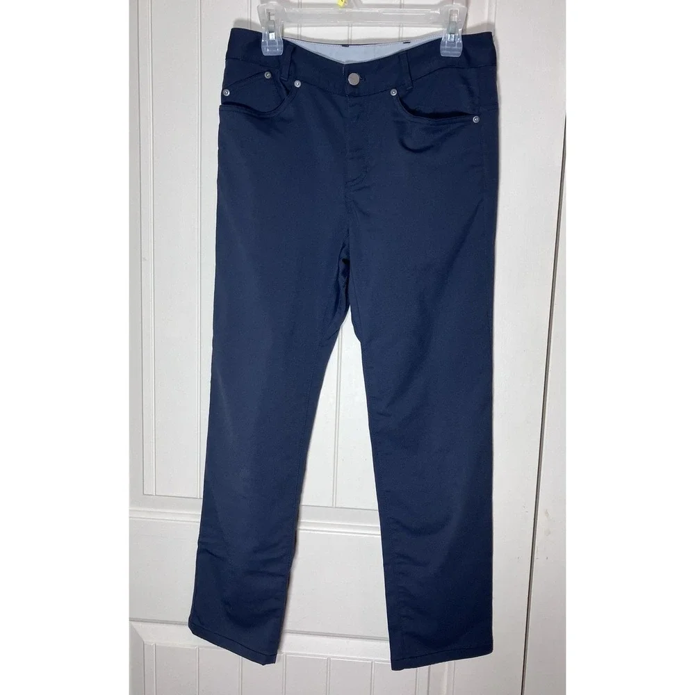 Outlier Slim Dungaree Navy Blue Schoeller Workcloth Pants 30X28  Made Portugal